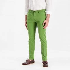 40WEFT PANTALONI CHINO SKINNY BILLY Verde 11 40WEFT PANTALONI CHINO SKINNY BILLY Verde -Tendenza Italia 40weft 3747 pantaloni chino skinny billy casual uomo 038690301 w1743 4