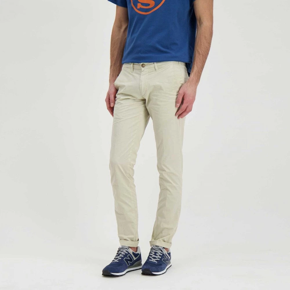 40WEFT PANTALONI CHINO IN POPELINE STRETCH LENNY Beige 6 40WEFT PANTALONI CHINO IN POPELINE STRETCH LENNY Beige - immagine 4