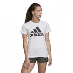 ADIDAS T-SHIRT LOGO DONNA Bianco -Tendenza Italia adidas fq3238 t shirt logo donna sport style donna 040090001 38 3