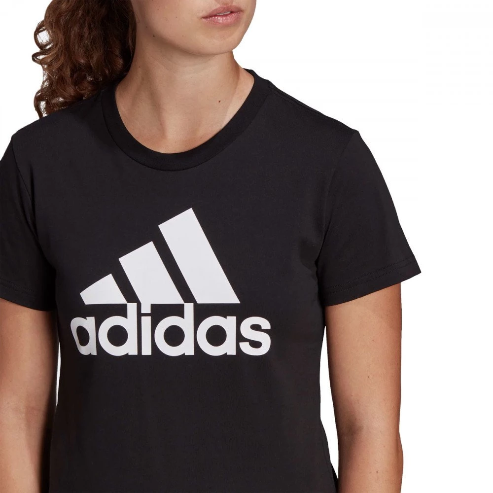 ADIDAS T-SHIRT LOGO DONNA Nero 6 ADIDAS T-SHIRT LOGO DONNA Nero - immagine 4