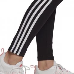 ADIDAS LEGGINGS 3 STRIPES DONNA Nero -Tendenza Italia adidas gl0723 leggings 3 stripes donna sport style donna 042072701 blk 6