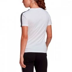 ADIDAS T-SHIRT 3-STRIPES DONNA Bianco -Tendenza Italia adidas gl0783 t shirt 3 stripes donna sport style donna 042072801 wht 3