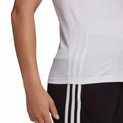 ADIDAS T-SHIRT 3-STRIPES DONNA Bianco -Tendenza Italia adidas gl0783 t shirt 3 stripes donna sport style donna 042072801 wht 6