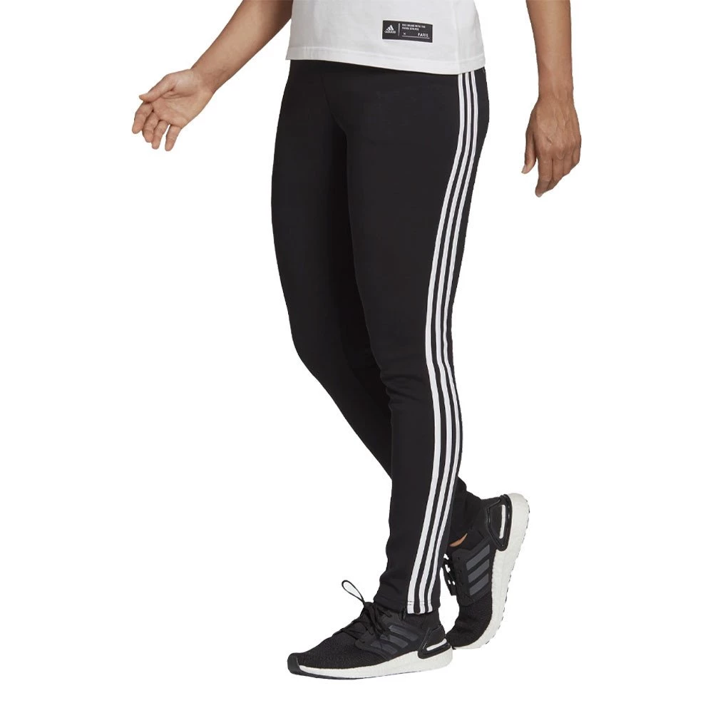 ADIDAS PANTALONI 3 STRIPES DONNA Nero 4 ADIDAS PANTALONI 3 STRIPES DONNA Nero - immagine 2