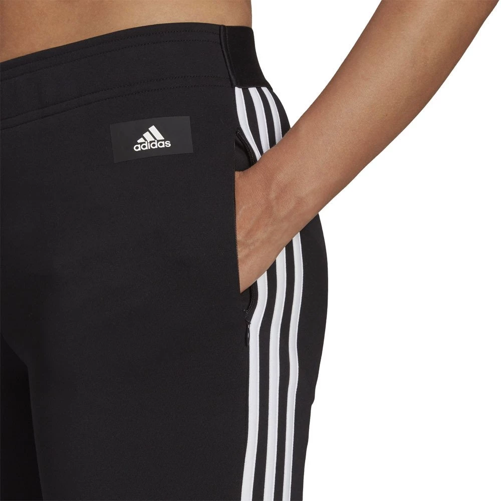 ADIDAS PANTALONI 3 STRIPES DONNA Nero 7 ADIDAS PANTALONI 3 STRIPES DONNA Nero - immagine 5