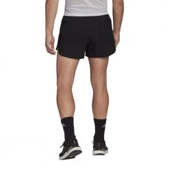 ADIDAS SHORT OWN THE RUN SPLIT Nero -Tendenza Italia adidas h58594 short own the run split abbigliamento running uomo 044457901 blk 3