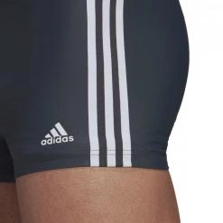 ADIDAS SHORT 3 STRIPES Blu -Tendenza Italia adidas ha0349 fit bx 3s costumi nuoto e piscina uomo 044364401 grswh 4