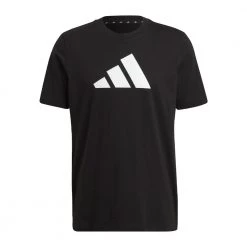 ADIDAS T-SHIRT 3 BAR Nero
