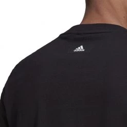 ADIDAS T-SHIRT 3 BAR Nero -Tendenza Italia adidas hd0893 t shirt 3 bar sport style uomo 044388401 blk 5