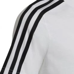ADIDAS T-SHIRT 3 STRIPES BAMBINO -Tendenza Italia adidas hd5973 t shirt 3 stripes bambino abbigliamento bambino 044385801 wht 4