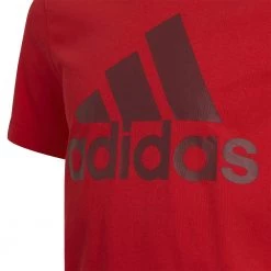 ADIDAS T-SHIRT LOGO BAMBINO Rosso -Tendenza Italia adidas he9280 t shirt logo bambino abbigliamento bambino 044385901 red 4