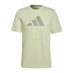 ADIDAS T-SHIRT 3 BAR Lime