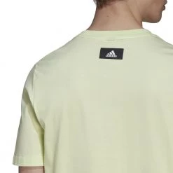 ADIDAS T-SHIRT 3 BAR Lime -Tendenza Italia adidas hf4758 t shirt 3 bar sport style uomo 044389501 lime 5