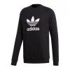 ADIDAS ORIGINALS FELPA GIROCOLLO TREFOIL Nero -Tendenza Italia adidas originals cw1235 felpa girocollo trefoil sport style uomo 035468801 35 1