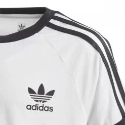 ADIDAS ORIGINALS T-SHIRT 3 STRIPES BAMBINO Bianco 10 ADIDAS ORIGINALS T-SHIRT 3 STRIPES BAMBINO Bianco -Tendenza Italia adidas originals dv2901 t shirt 3 stripes bambino abbigliamento bambino 037814801 01 4