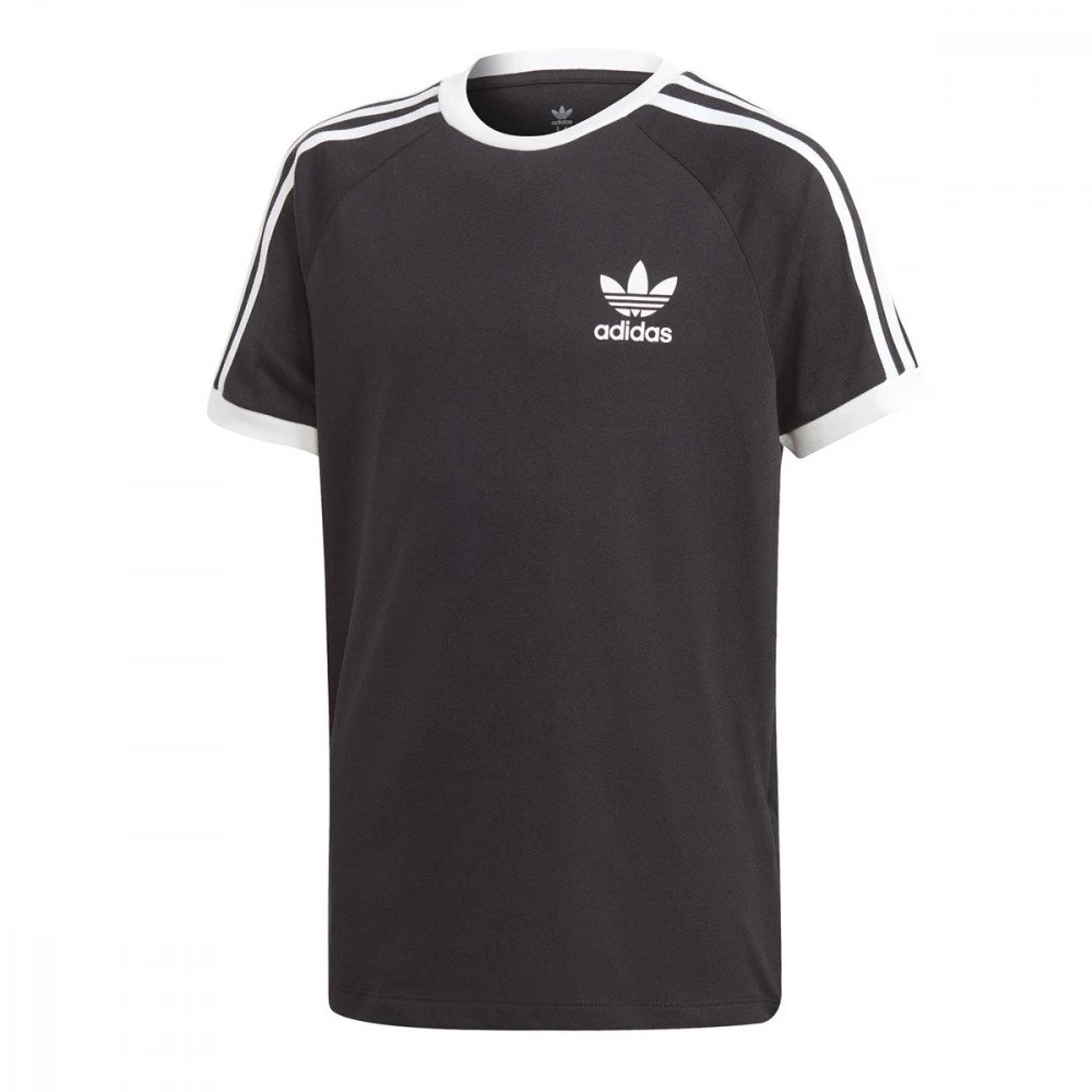 ADIDAS ORIGINALS T-SHIRT 3 STRIPES BAMBINO Nero 3 ADIDAS ORIGINALS T-SHIRT 3 STRIPES BAMBINO Nero