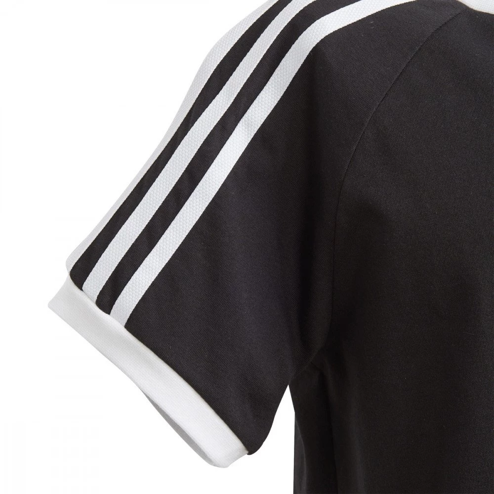 ADIDAS ORIGINALS T-SHIRT 3 STRIPES BAMBINO Nero 5 ADIDAS ORIGINALS T-SHIRT 3 STRIPES BAMBINO Nero - immagine 3