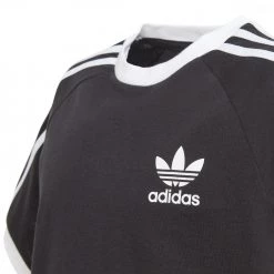 ADIDAS ORIGINALS T-SHIRT 3 STRIPES BAMBINO Nero 10 ADIDAS ORIGINALS T-SHIRT 3 STRIPES BAMBINO Nero -Tendenza Italia adidas originals dv2902 t shirt 3 stripes bambino abbigliamento bambino 037814901 02 4