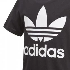 ADIDAS ORIGINALS T-SHIRT TREFOIL BAMBINO Nero -Tendenza Italia adidas originals dv2905 t shirt trefoil bambino abbigliamento bambino 037815101 05 3