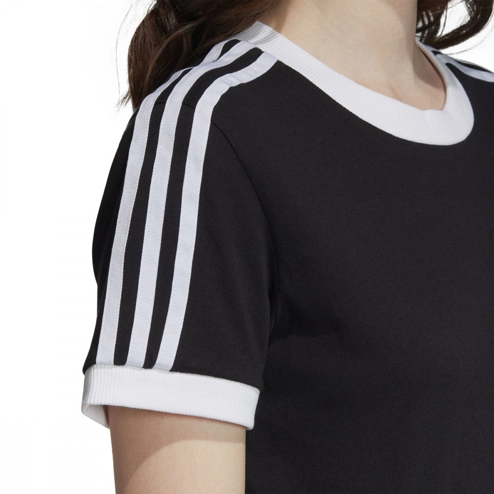 ADIDAS ORIGINALS T-SHIRT 3-STRIPES DONNA Nero 8 ADIDAS ORIGINALS T-SHIRT 3-STRIPES DONNA Nero - immagine 6