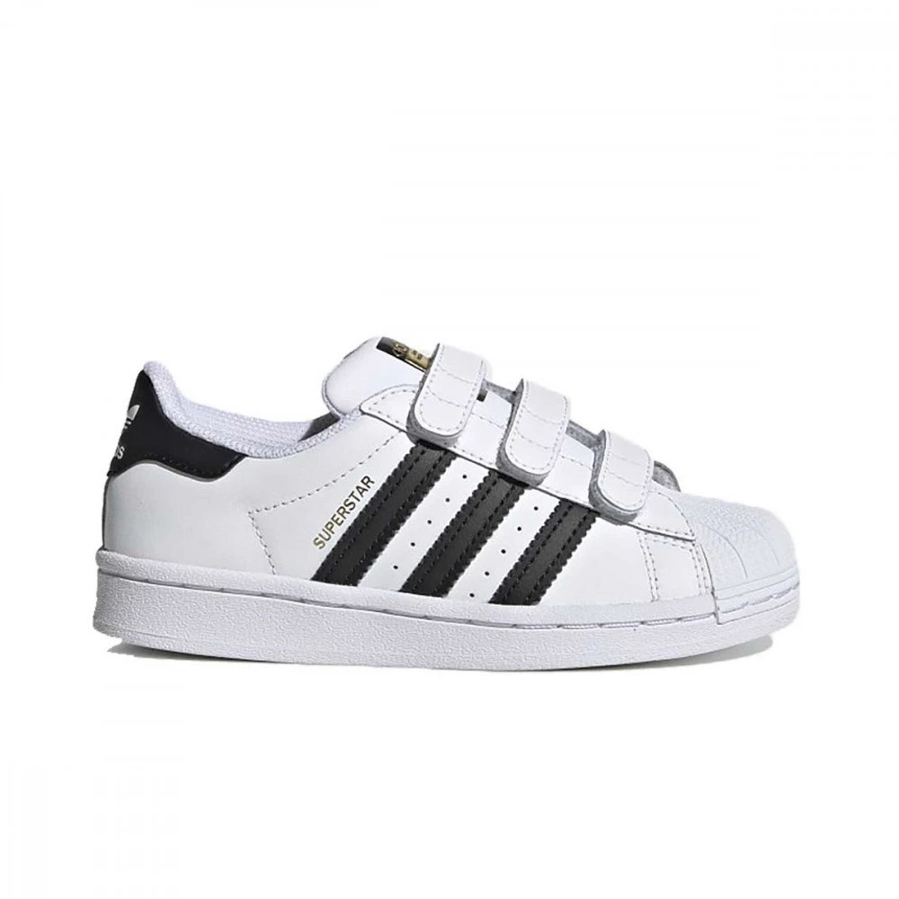 ADIDAS ORIGINALS SUPERSTAR VELCRO BAMBINO Bianco 3 ADIDAS ORIGINALS SUPERSTAR VELCRO BAMBINO Bianco