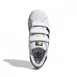ADIDAS ORIGINALS SUPERSTAR VELCRO BAMBINO Bianco 11 ADIDAS ORIGINALS SUPERSTAR VELCRO BAMBINO Bianco -Tendenza Italia adidas originals ef4838 superstar velcro bambino tutte sneaker bambino 040881601 38 4