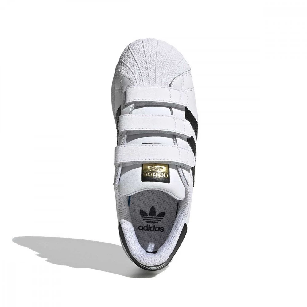ADIDAS ORIGINALS SUPERSTAR VELCRO BAMBINO Bianco 6 ADIDAS ORIGINALS SUPERSTAR VELCRO BAMBINO Bianco - immagine 4