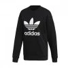 ADIDAS ORIGINALS FELPA GIROCOLLO TREFOIL DONNA Nero -Tendenza Italia adidas originals fm3272 felpa giro trefoil donna sport style donna 040885101 blk 1
