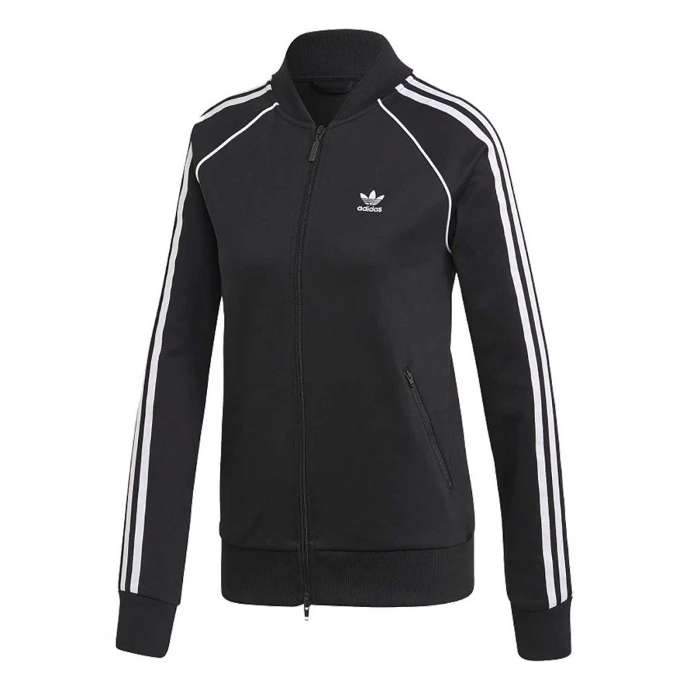 ADIDAS ORIGINALS FELPA FULL ZIP SST DONNA Nero
