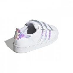 ADIDAS ORIGINALS SUPERSTAR VELCRO BAMBINA Bianco -Tendenza Italia adidas originals fv3655 superstar cf c velcro ps tutte sneaker bambino 042007201 55 4