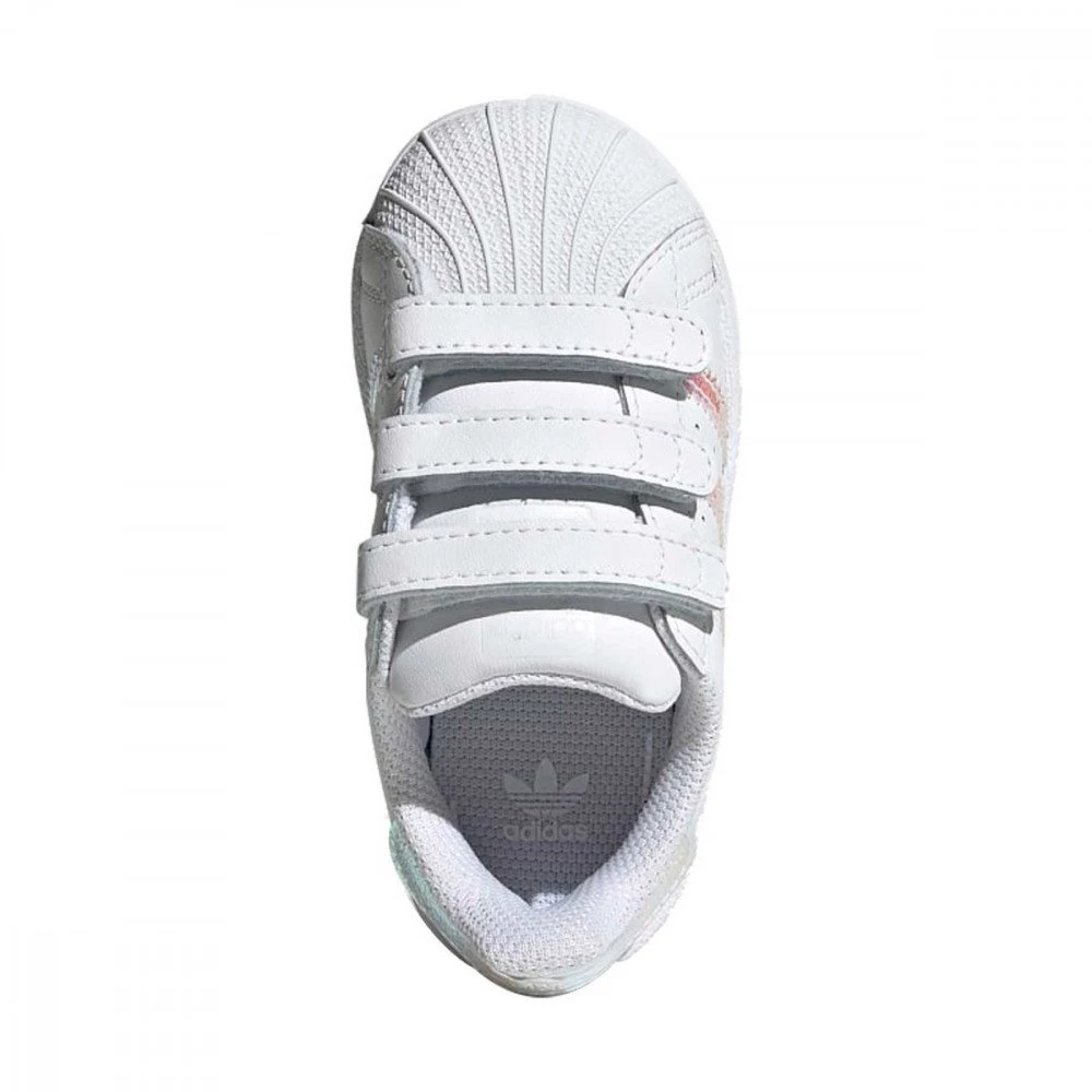 ADIDAS ORIGINALS SUPERSTAR VELCRO BABY Bianco 4 ADIDAS ORIGINALS SUPERSTAR VELCRO BABY Bianco - immagine 2