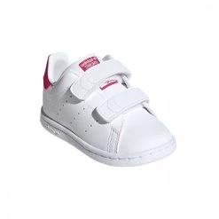 ADIDAS ORIGINALS STAN SMITH VELCRO BABY Bianco -Tendenza Italia adidas originals fx7538 stan smith velcro bambina tutte sneaker baby 044150401 whpi 3