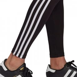 ADIDAS ORIGINALS LEGGINGS 3-STRIPES DONNA Nero -Tendenza Italia adidas originals gn4504 leggings 3 stripes donna sport style donna 041998001 blk 5