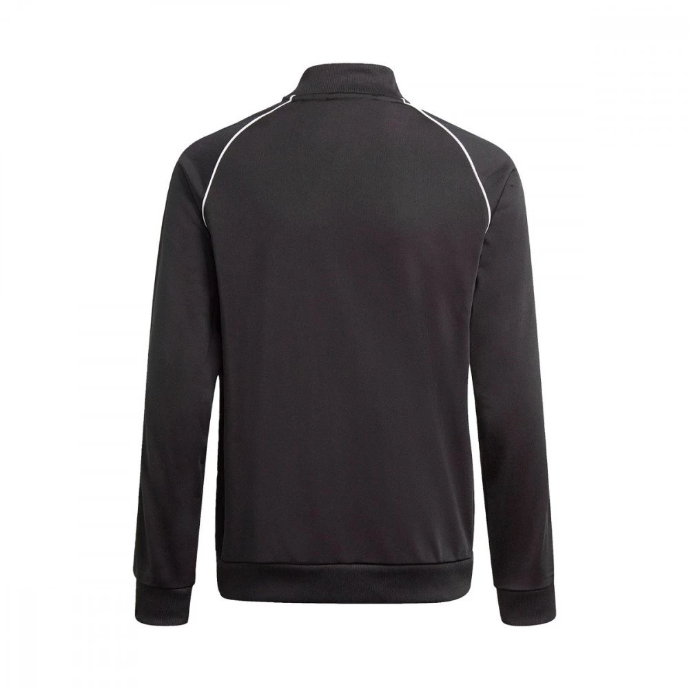 ADIDAS ORIGINALS FELPA FULL ZIP 3-STRIPES IN ACETATO BAMBINO Nero 4 ADIDAS ORIGINALS FELPA FULL ZIP 3-STRIPES IN ACETATO BAMBINO Nero - immagine 2