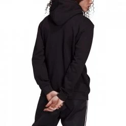 ADIDAS ORIGINALS FELPA CON CAPPUCCIO TREFOIL Nero -Tendenza Italia adidas originals h06667 felpa c capp trefoil sport style uomo 042963501 blk 3