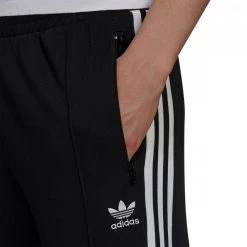 ADIDAS ORIGINALS PANTALONI BECKENBAUER 3-STRIPES Nero -Tendenza Italia adidas originals h09115 pantaloni beckenbauer 3 stripes sport style uomo 043076101 blk 6
