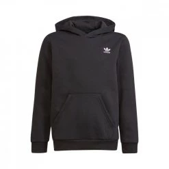ADIDAS ORIGINALS FELPA CON CAPPUCCIO ESSENTIAL BAMBINO Nero