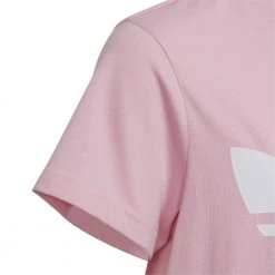 ADIDAS ORIGINALS T-SHIRT TREFOIL BAMBINA Rosa -Tendenza Italia adidas originals hc9585 t shirt trefoil bambina abbigliamento bambino 044263201 pink 3