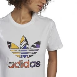 ADIDAS ORIGINALS T-SHIRT TREFOIL GRAPHIC DONNA Bianco 11 ADIDAS ORIGINALS T-SHIRT TREFOIL GRAPHIC DONNA Bianco -Tendenza Italia adidas originals he0322 t shirt trefoil graphic donna sport style donna 044372101 wht 4