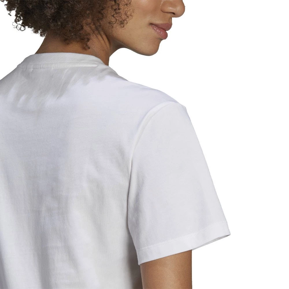 ADIDAS ORIGINALS T-SHIRT TREFOIL GRAPHIC DONNA Bianco 7 ADIDAS ORIGINALS T-SHIRT TREFOIL GRAPHIC DONNA Bianco - immagine 5