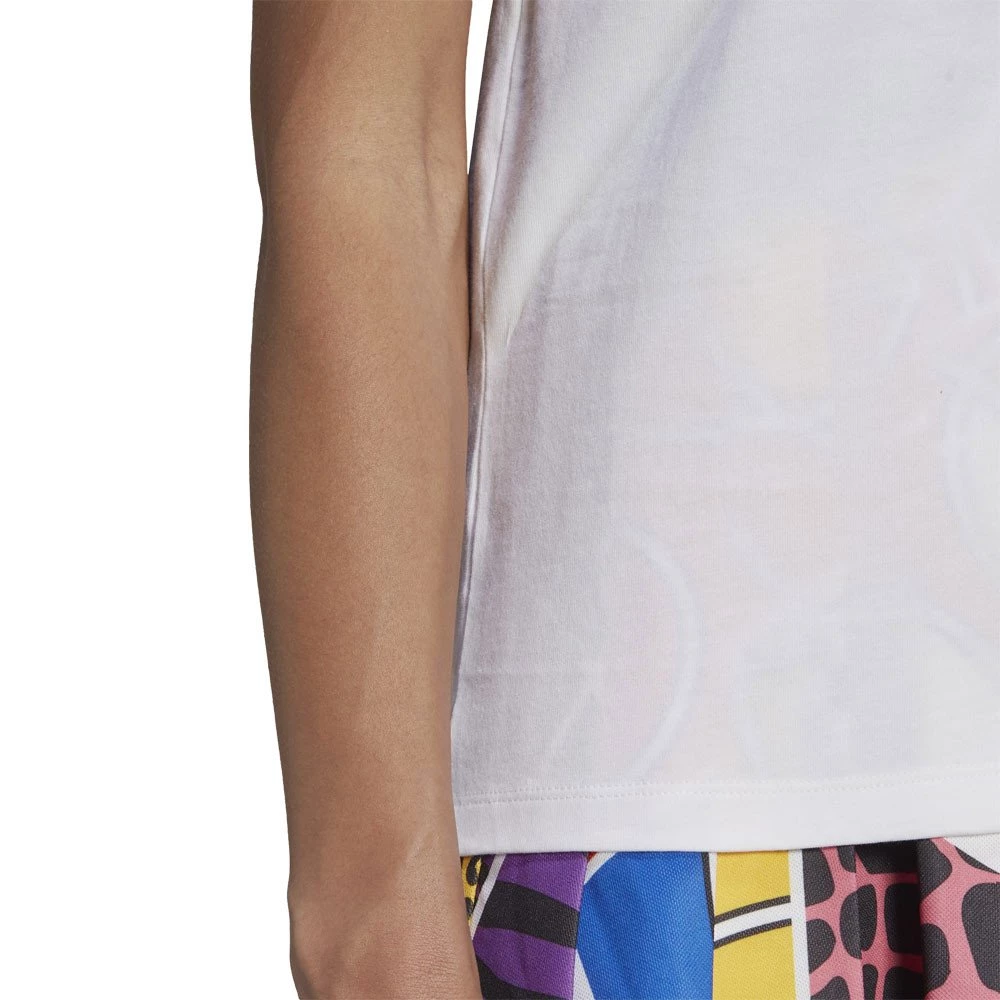 ADIDAS ORIGINALS T-SHIRT TREFOIL GRAPHIC DONNA Bianco 8 ADIDAS ORIGINALS T-SHIRT TREFOIL GRAPHIC DONNA Bianco - immagine 6