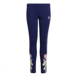 ADIDAS ORIGINALS LEGGINGS 3 STRIPES GRAPHIC BAMBINA Viola