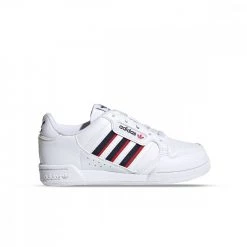 ADIDAS ORIGINALS CONTINENTAL 80 STRIPES BAMBINO Bianco