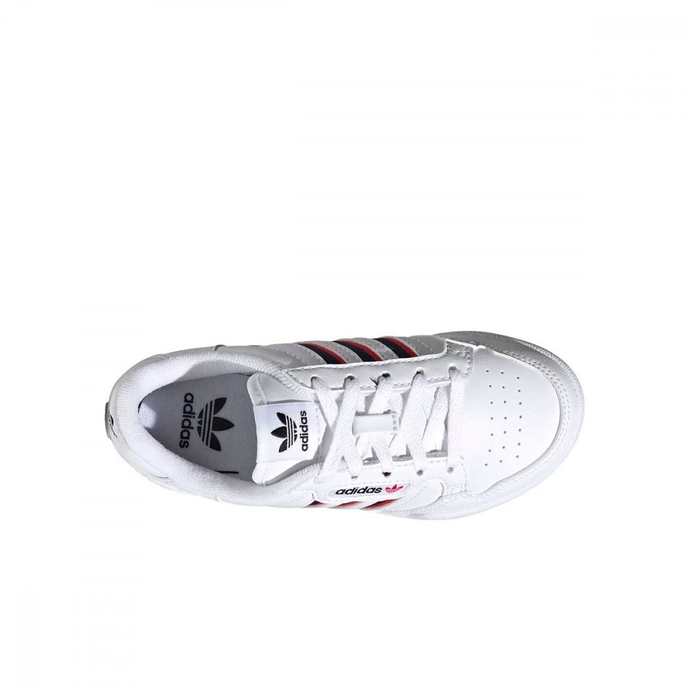 ADIDAS ORIGINALS CONTINENTAL 80 STRIPES BAMBINO Bianco 4 ADIDAS ORIGINALS CONTINENTAL 80 STRIPES BAMBINO Bianco - immagine 2
