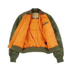 ALPHA INDUSTRIES BOMBER SLIM MA-1 VF 59 Verde 7 ALPHA INDUSTRIES BOMBER SLIM MA-1 VF 59 Verde -Tendenza Italia alpha industries 191118 bomber slim ma1w59 giacconi uomo 041576901 sage 3