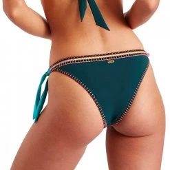 BANANA MOON SLIP REGOLABILE CON PASSAMANERIE DONNA Verde -Tendenza Italia banana moon simabotany slip laccetti con passamanerie donna mare donna 045339401 x2377 2