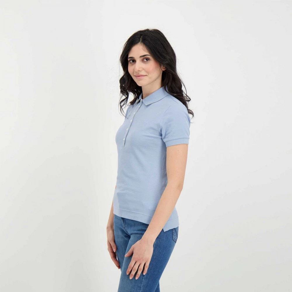 BARBOUR POLO DETTAGLIO CHECK PORTSDOW DONNA Azzurro 7 BARBOUR POLO DETTAGLIO CHECK PORTSDOW DONNA Azzurro - immagine 5