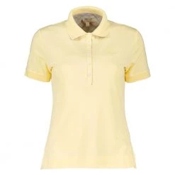 BARBOUR POLO DETTAGLIO CHECK PORTSDOW DONNA Giallo
