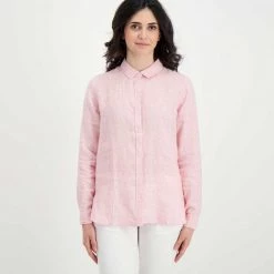 BARBOUR CAMICIA IN LINO MARINE DONNA Bianco, Rosa 10 BARBOUR CAMICIA IN LINO MARINE DONNA Bianco, Rosa -Tendenza Italia barbour lsh1315 camicia in lino marine donna casual donna 044618901 pi35 3