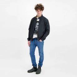 BARBOUR BOMBER STEVE MCQUEEN RECTIFIER Blu -Tendenza Italia barbour mca0427 bomber steve mcqueen rectifier giacconi uomo 042500001 ny71 6